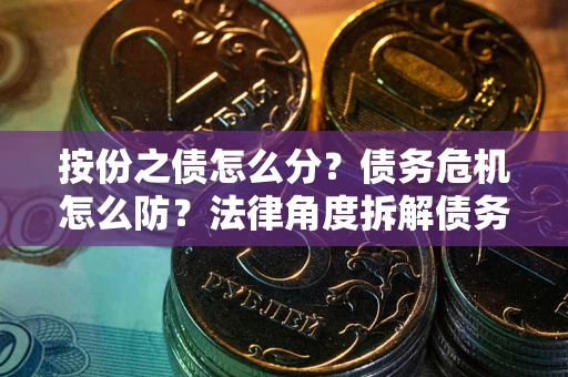 武汉按份之债怎么分？债务危机怎么防？法律角度拆解债务分配与风险自保指南