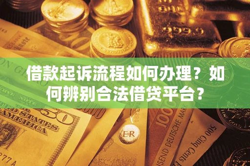 武汉借款起诉流程如何办理？如何辨别合法借贷平台？