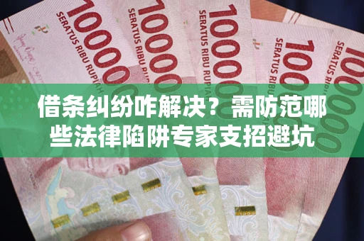 武汉借条纠纷咋解决？需防范哪些法律陷阱专家支招避坑