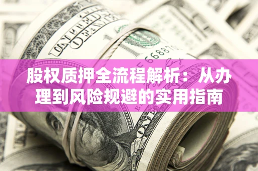 武汉股权质押全流程解析：从办理到风险规避的实用指南