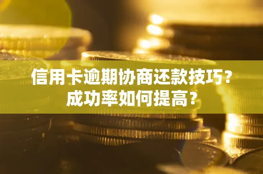 武汉信用卡逾期协商还款技巧？成功率如何提高？