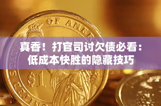 武汉真香！打官司讨欠债必看：低成本快胜的隐藏技巧