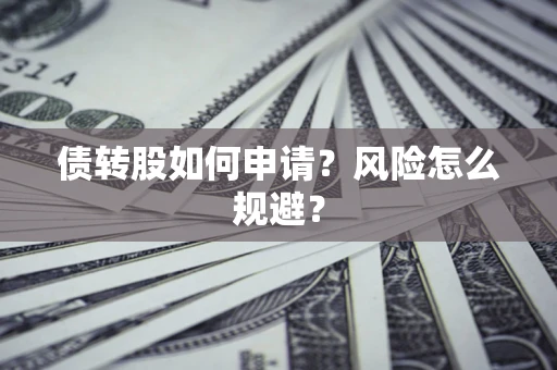 武汉债转股如何申请？风险怎么规避？