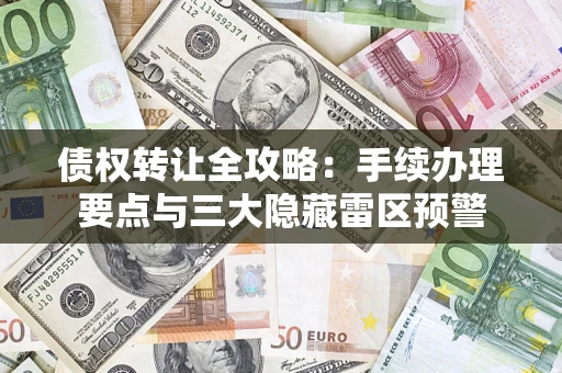 武汉债权转让全攻略：手续办理要点与三大隐藏雷区预警