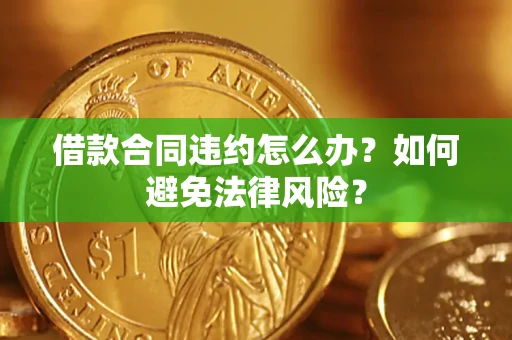 武汉借款合同违约怎么办？如何避免法律风险？