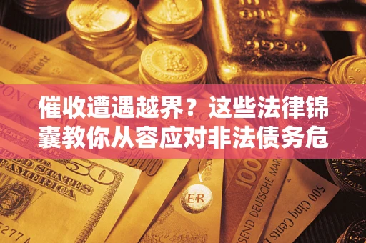 武汉催收遭遇越界？这些法律锦囊教你从容应对非法债务危机