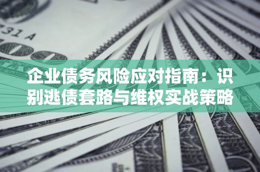 武汉企业债务风险应对指南：识别逃债套路与维权实战策略