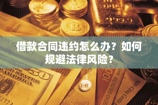 武汉借款合同违约怎么办？如何规避法律风险？